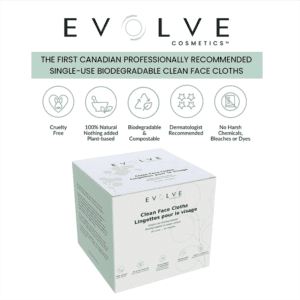 Evolve Cosmetics Clean Face Cloths